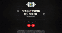 Desktop Screenshot of lakefrontbrewery.com